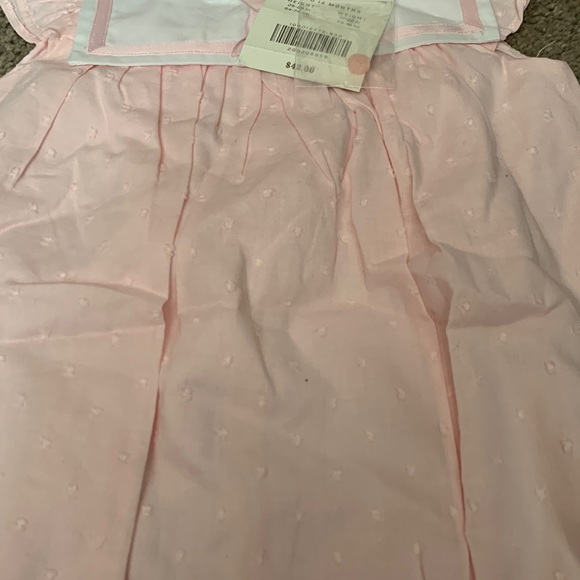 Janie and Jack Girls romper jumper 6 to 12 Months pink - Picture 3 of 4